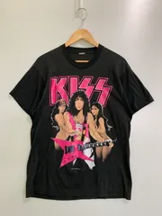 【中古品】 KISS c1987 LIFE IS SEX PRINT TEE ロック Tシャツ メンズ バンドTシャツ メンズ キッス ツアー バンド Tシャツ 【146-251029-em-05-min】
