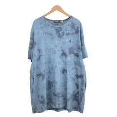 POLO RALPH LAUREN ポロラルフローレン 半袖カットソー サイズ:XL タイダイ染め/ポロ刺繍    ブルー メンズ / 241004011946