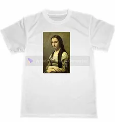 ジャン・バティスト・カミーユ・コロー 真珠の女 ドライ Tシャツ 名画 絵画 グッズ