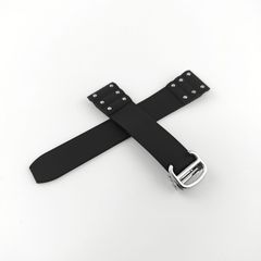 定4万 カルティエ 純正レザーベルト 17mm Dバックル マストタンクLM 黒 定4万 カルティエ 純正レザーベルト 17mm Dバックル マストタンクLM 黒