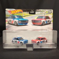 MATTEL HOTWHEELS CAR CULTURE/2Car Pack '71 BRE DATSUN 510 #85. HBM00