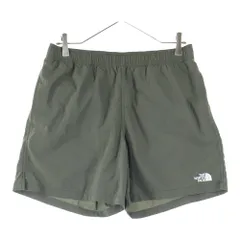 THE NORTH FACE (ザノースフェイス) VERSATILE SHORT バーサタイル ロゴ エンブロイダリー ナイロン ショーツ ハーフパンツ カーキ NB42335
