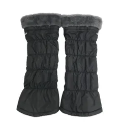 JACK BUNNY ジャックバニー 2023年モデル 裏フリース ファー付 レッグウォーマー  ブラック系 FR [240101549320] ゴルフウェア ストスト