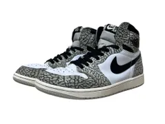 NIKE (ナイキ) AIR JORDAN(エアジョーダン)1 RETRO HIGH OG スニーカー DZ5485-052 27.5cm US9.5 ホワイト セメント メンズ/199