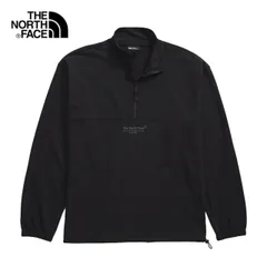 日本未発売 USモデル ノースフェイス THE NORTH FACE ハーフジップアップ スウェット 裏起毛 ブラック