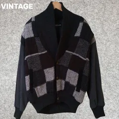 VINTAGE arnaldo bassini レトロ ヴィンテージ90s ニットカーディガン Lサイズ