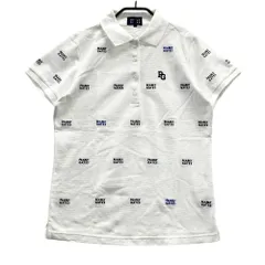 サイズ：0 PEARLY GATES パーリーゲイツ  半袖ポロシャツ ロゴ刺繍 総柄 ホワイト系 [240101539405] ゴルフウェア レディース ストスト