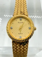 2025年最新】ELGIN ベルトカラー：ゴールド 腕時計(クォーツ)の人気