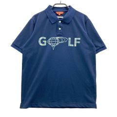 ORANGE LABEL 襟付き ポリエステルジャージ プルオーバー Lサイズ