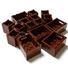 レゴ 正規品 中古 木箱 コンテナ 15個セット レゴブロック【管理番号：2330】