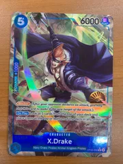 状態A X・ドレーク 英語 海外版 R パラレル OP05-055 ワンピースカード ONEPIECE