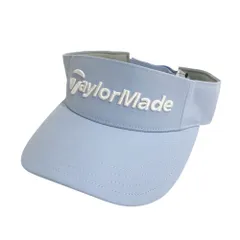 TAYLOR MADE テーラーメイド 2025年モデル ロゴ刺繍 サンバイザー  ブルー系 55-57㎝ [240101554817] ゴルフウェア ストスト