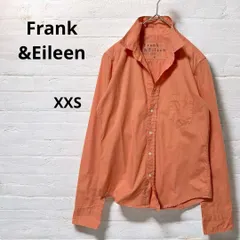 Frank&Eileen フランクアンドアイリーン  コットン 綿 長袖 シャツ  オレンジ XXS スキッパー