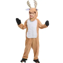 クリスマス トナカイ コスプレ 子供 キッズ 男の子 女の子 着ぐるみ サンタクロース 衣装