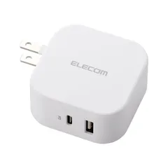 【迅速発送】エレコム USB コンセント 充電器 合計32W ( USB PD対応 ) Type-C×1 / USB-A×1 ホワイト MPA-ACCP20WH