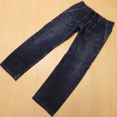 )842★ ワイルドシングス×カトー WILDTHINGS × KATO コラボ P-125153 インディゴ デニム クライミングパンツ 古着 Mサイズ 赤耳