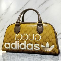 まみん様専用 アディダスGUCCI GUCCI柄ボストンバッグ ベージュ - メルカリ
