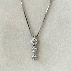 まな様専用 ヴァンドーム青山 ダイヤモンド トリロジー ネックレス 