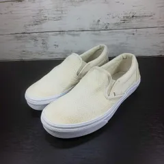 VANS SLIP-ON バンズ スリッポン アイボリー 黄なり 22.0cm 500714 L09009