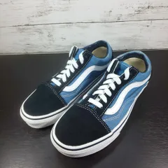 VANS OLD SKOOL バンズ オールドスクール ブルー 青 ブラック 黒 23.5cm 508182 L09330