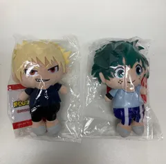 ヒロアカ　爆豪勝己　緑谷出久　おすわりぬいぐるみ　セット