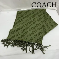 COACH コーチ マフラー CH135 フリンジ シグネチャー ウール カシミア マフラー