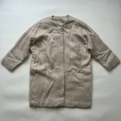 美品中川政七商店【定価2.7万】麻の帆布ノーカラーコート 美品中川政七商店【定価2.7万】麻の帆布ノーカラーコート 2025