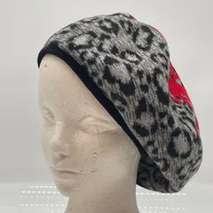 レオパードモヘアベレー帽 ビビアンVivienne Westwood レオパードモヘアベレー帽 ビビアンVivienne Westwood