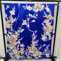 振袖フルセット パープル×白 総絞り 金駒刺繍 豪華【総絞り】丸昌誂製 金彩 金駒刺繍 振袖セット正絹s196 | 着物 夢美月