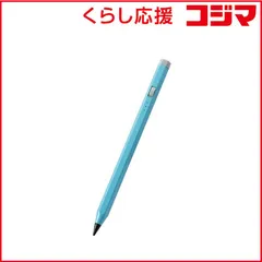 【 新品 未開封 】   エレコム iPad用 タッチペン スタイラスペン 充電式 USB Type-C 充電 傾き感知 誤作動防止 磁気吸着 ペン先2mm スリム 六角鉛筆型 ブルー P-TPACAPEN01BU 未使用 送料無料