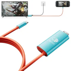 【特価セール】Switch 2ドック対応・Nintendoo Switch/Switch OLED延長ケーブル対応・Type-C→HDMI 2.0変換ケーブル・4K@60Hz・ゼロ遅延・軽量・高性能チップ・正確なカラー再現
