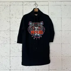 美品 KENZO チャイナ ロング ワンピース レース刺繍 フランス製 ドレープ 刺繍レースロングカーデキャミワンピセットドレス 結婚式