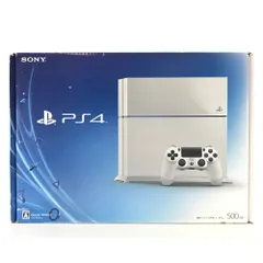 ○SONY ゲーム機本体 PlayStation4 グレイシャー・ホワイト 500GB (CUH1100AB02) 破損あり ジャンク品