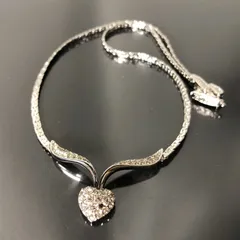 Attwood and Sawyer❁豪華シルバー装飾ネックレス❁vintage Attwood