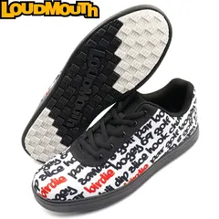 【限定別注カラー】Loudmouth ラウドマウス LM-GS0005 スパイクレス ゴルフシューズ　Big Words White（409）ビッグワーズホワイト  【メンズ/レディース】のサムネイル