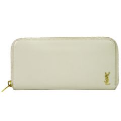 本物 サンローラン SAINT LAURENT ベッキー YSLロゴ ショルダーバッグ ポシェット レザー アイボリー 本物 サンローラン SAINT LAURENT ベッキー YSLロゴ ショルダーバッグ ポシェット レザー アイボリー Becky バッグ 中古