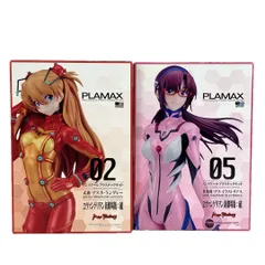 マックスファクトリー PLAMAX ヱヴァンゲリヲン新劇場版:破 式波・アスカ・ラングレー 真希波・マリ・イラストリアス プラモデル 2点セット 未組立 Y10514326