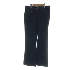 FENDI デニムワイドパンツ ダークブルー/ピンク 極美品 FENDI デニムワイドパンツ ダークブルー/ピンク 極美品 FENDI デニム