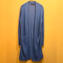 リネン100% POLO RALPH LAUREN ロングカーディガン XS