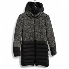 【期間限定値下げ】極美品　MOORERムーレー　レディースダウンコート　42 MOORER ムーレー ロング ダウンジャケット BREUIL-FUR-STP ダウン