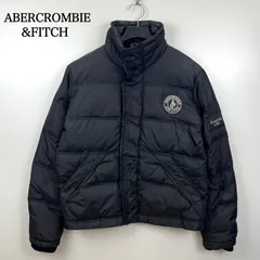 Kuu❣プロフ必読！アバクロンビー＆フィッチ 黒　ダウンジャケット レア アバクロンビー＆フィッチ(Abercrombie＆Fitch) メンズダウン
