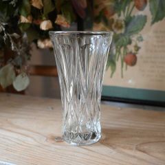 チェコ購入 ピッチャー ガラス製 流線型 1.2Lフラワーベース 花瓶