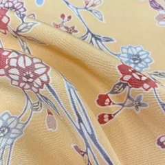 小紋 型友禅 裄65.5 素敵なデザイン 正絹 着物 MK-553