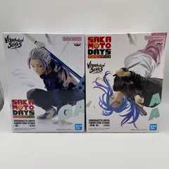 未開封　SAKAMOTODAYS　サカモトデイズ　2点セット　VIBRATION STARS　楽　赤尾晶　プライズ　フィギュア　バンダイ　バンダイナムコ　バンプレスト　（ME28-2712）