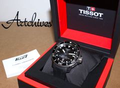 ティソ TISSOT T145407A シデラル 極美品、箱、保証書、黒ベルト付 