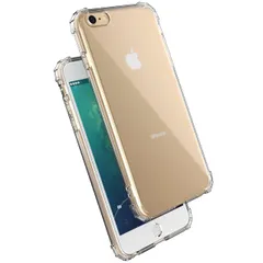 【迅速発送】BENEFIQ iPhone 6Plus 6sPlus 用 ケース クリア 耐衝撃 米軍MIL規格取得 透明 アイフォン ソフト カバー iPhone6Plus iPhone6sPlus 用