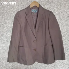 VINVERT リネン混 ブレザー ジャケット 上着 ２つボタン Mサイズのサムネイル