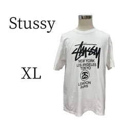 Stussy ステューシー 白 半袖 Tシャツ・カットソー XL(LL)