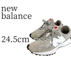 new balance ニューバランス グレー スニーカー 24.5cm