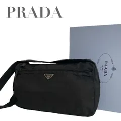 【価格交渉/質問大歓迎♪】極美品　プラダ　PRADA　三角ロゴ　三角プレート　ナイロン　黒　ブラック　カメラバッグ　ショルダーバッグ　白タグ　レディース　メンズ　ユニセックス　男女兼用　4573